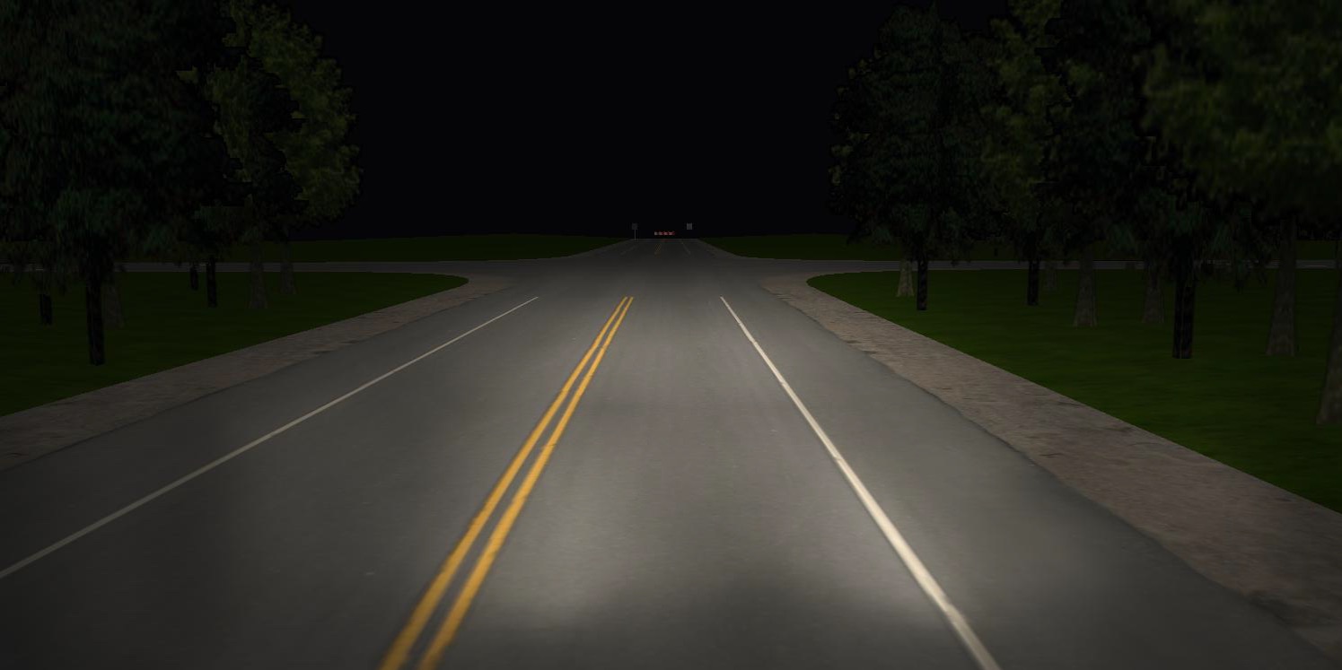 Simulated beam pattern, iteration 9: optics reworked