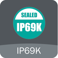 IP69K sealed